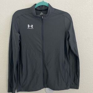 NWT- Under Armour- Women's Challenger Track Jacket- grey- size Small